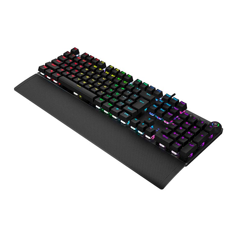 Teclado Mecanico Fortrek GPRO K7 Plus Black Edition, RGB, ABNT2, Switch Azul, 74752