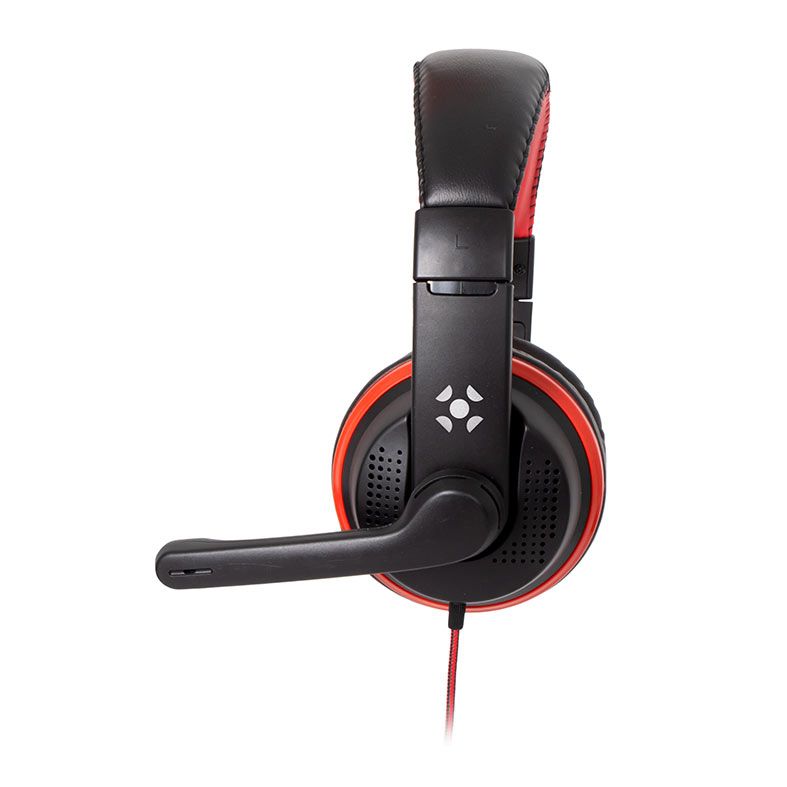Headset Gamer Fortrek Spider Black, Driver 40mm, Preto/Vermelho, 75252
