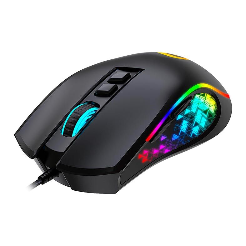 Mouse Gamer Fortrek Vickers New Edition, RGB, 8000DPI, 7 Botoes, Preto, 77246