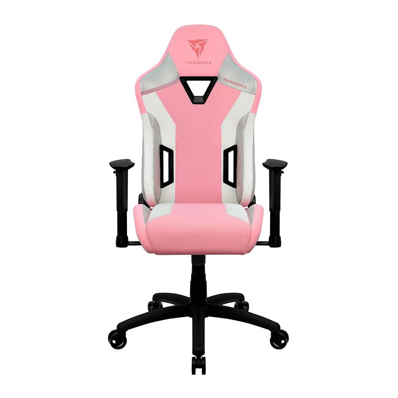 Cadeira Gamer ThunderX3 TC3 Sakura White, Rosa e Branca, 78322