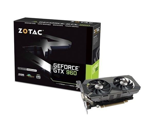 Placa de Video Zotac GeForce GTX 960 4GB GDDR5 128-bit, ZT-90308-10M