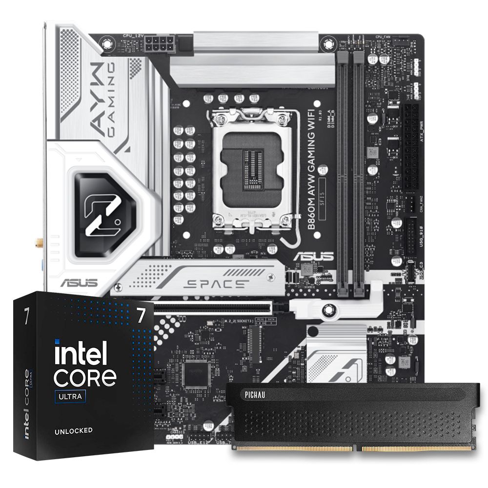 Pichau Kit Upgrade, Intel Core Ultra 7 265K, B860M DDR5, 16GB | Pichau
