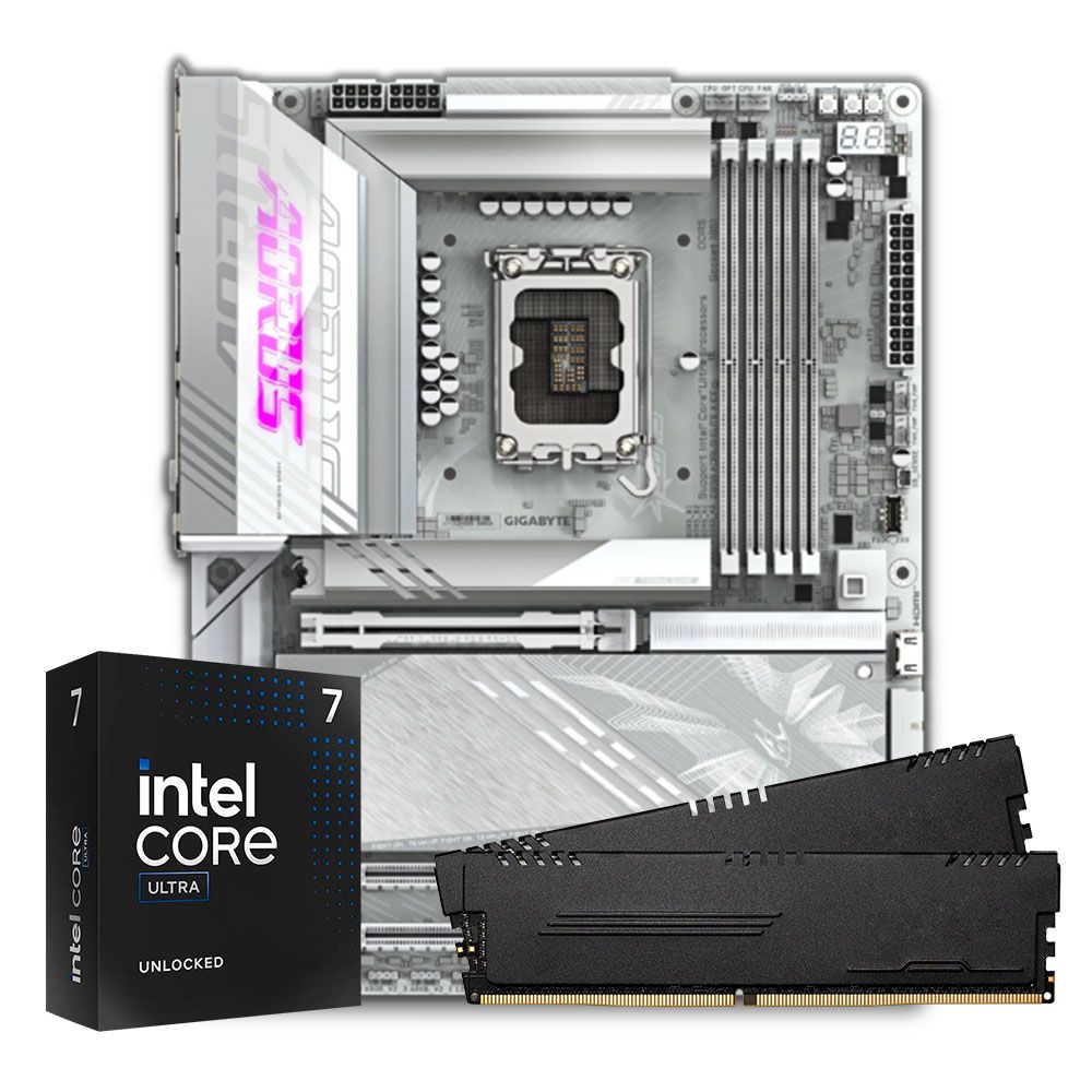 Pichau Kit Upgrade, Intel Core Ultra 7 265K, Z890 DDR5, 16GB | Pichau