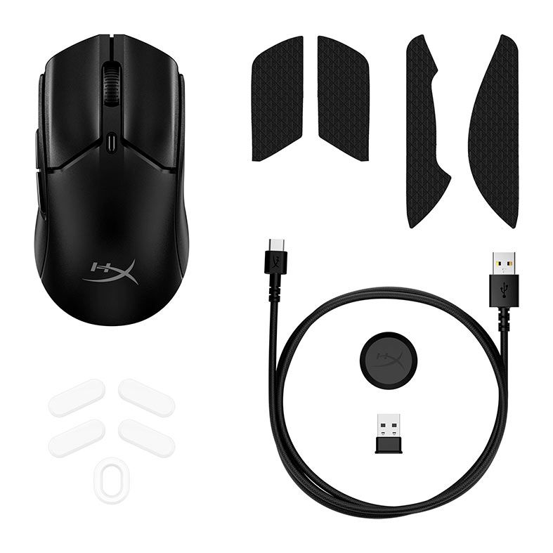 Mouse HyperX Pulsefire Haste 2 Mini, 26000DPI, 6 Botoes, Wireless, Preto, 7D388AA