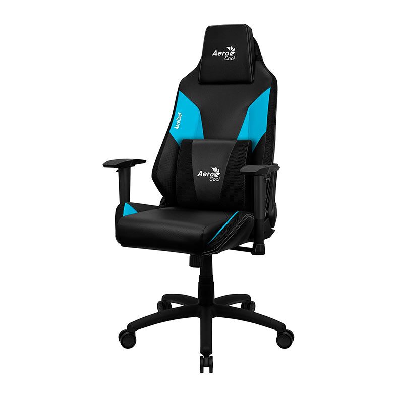 Cadeira Gamer Aerocool Admiral Ice Blue, Preto e Azul, 80535