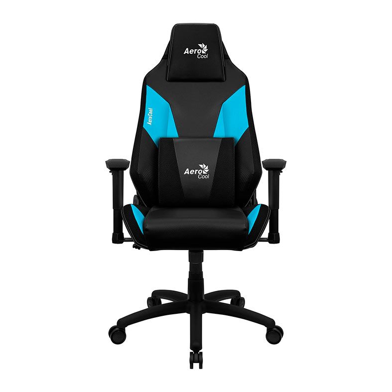 Cadeira Gamer Aerocool Admiral Ice Blue, Preto e Azul, 80535