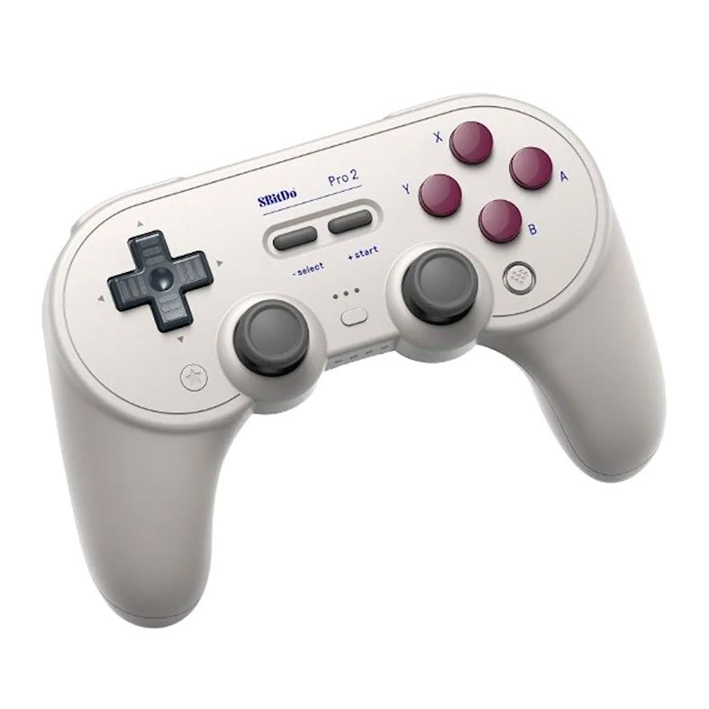 Controle 8BitDo Pro 2G Classic Hall Edition, Bluetooth, Cinza, 80GK02