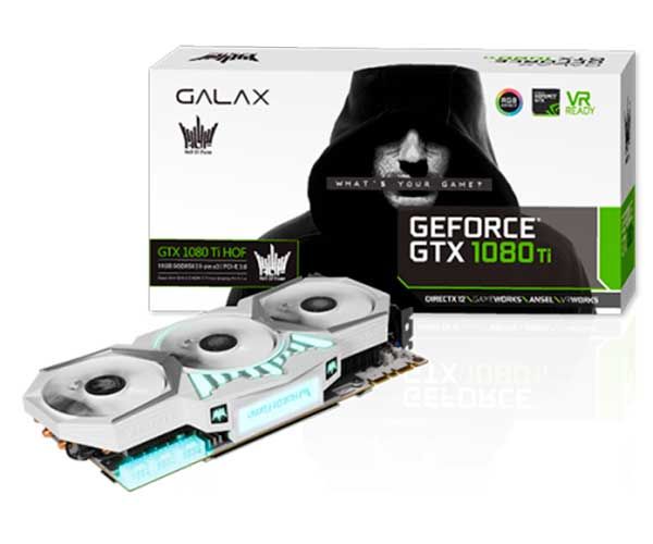 Galax geforce gtx 1080 ti hof oc best sale lab edition