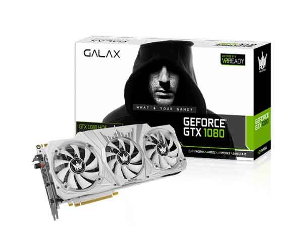 Placa de Video Galax GeForce GTX 1080 8GB GDDR5X HOF 256-bit, 80NSJ6DHL2SH