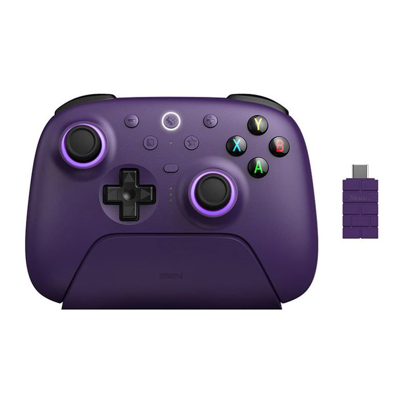 Controle 8BitDo Ultimate 2, Para PC/Android, Wireless, Roxo