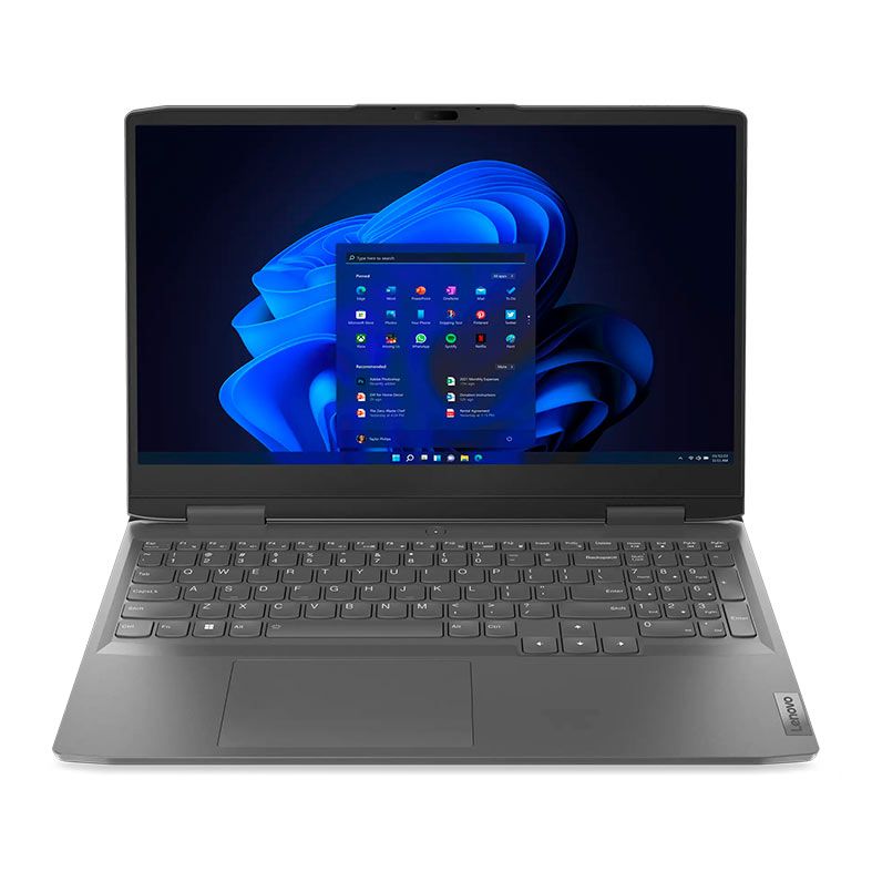 Notebook Lenovo LOQ 15IRH8, Intel I5-12450H, 15.6 Pol, FHD, 8GB DDR4, SSD 512GB M.2, Cinza, 83EU0000BR