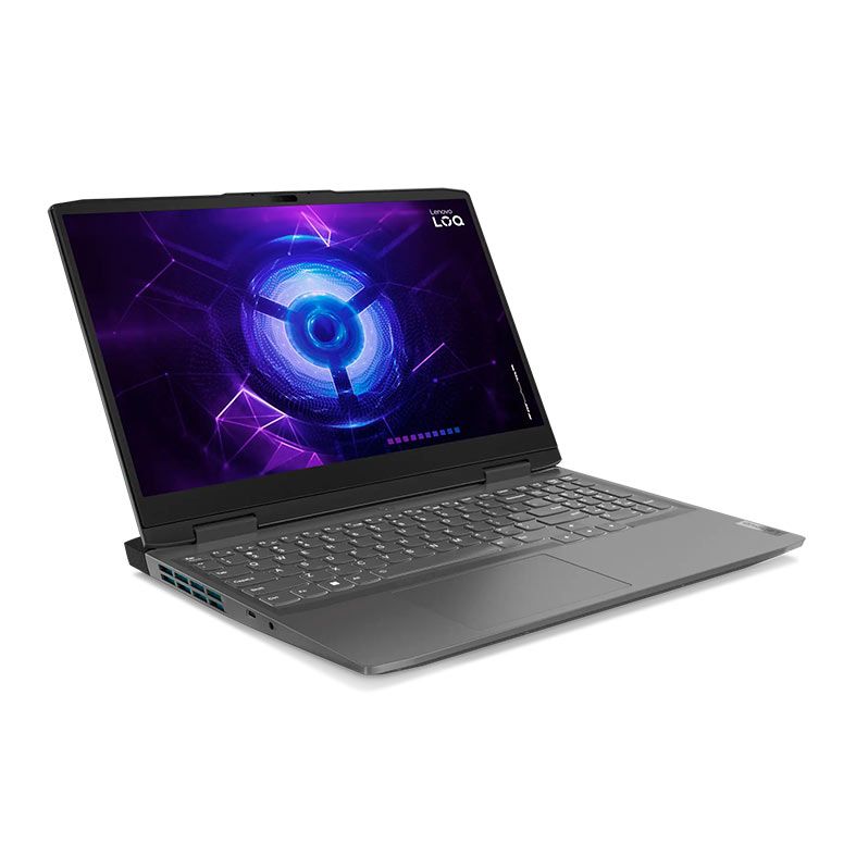 Notebook Lenovo LOQ 15IRH8, Intel I5-12450H, 15.6 Pol, FHD, 8GB DDR4, SSD 512GB M.2, Cinza, 83EU0000BR