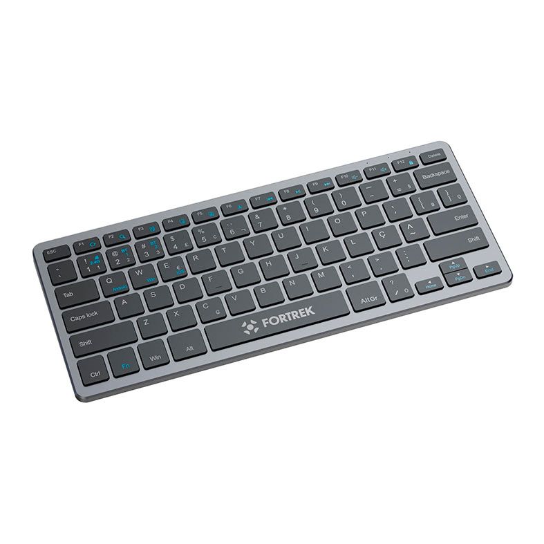 Teclado Office Fortrek KB11 Compact, ABNT2, Bluetooth, Preto, 84454