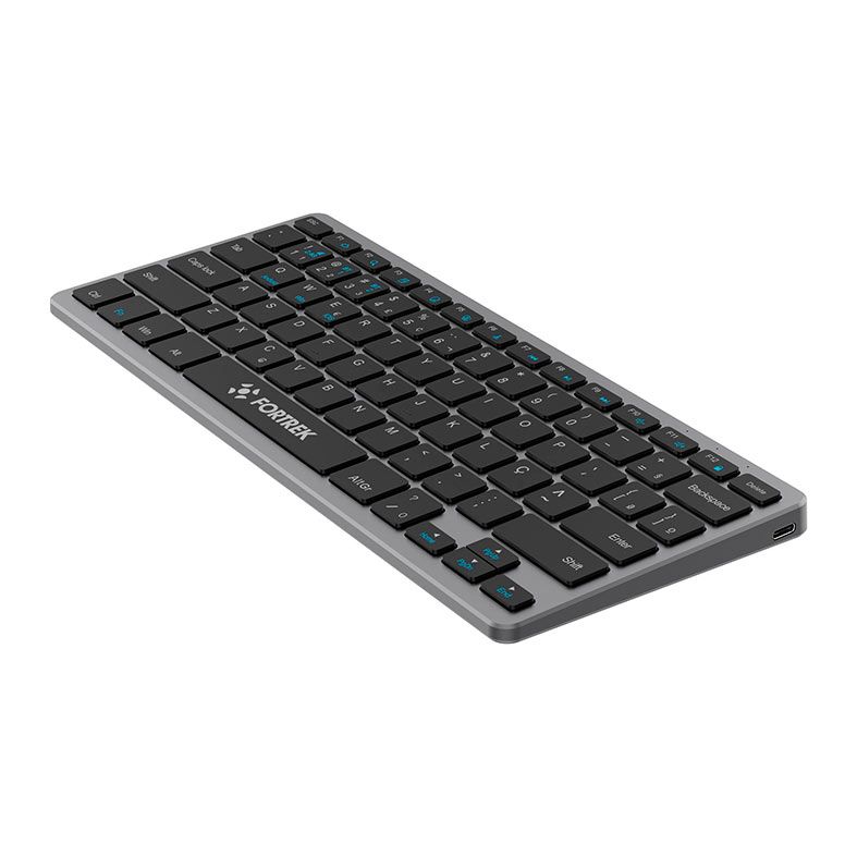 Teclado Office Fortrek KB11 Compact, ABNT2, Bluetooth, Preto, 84454