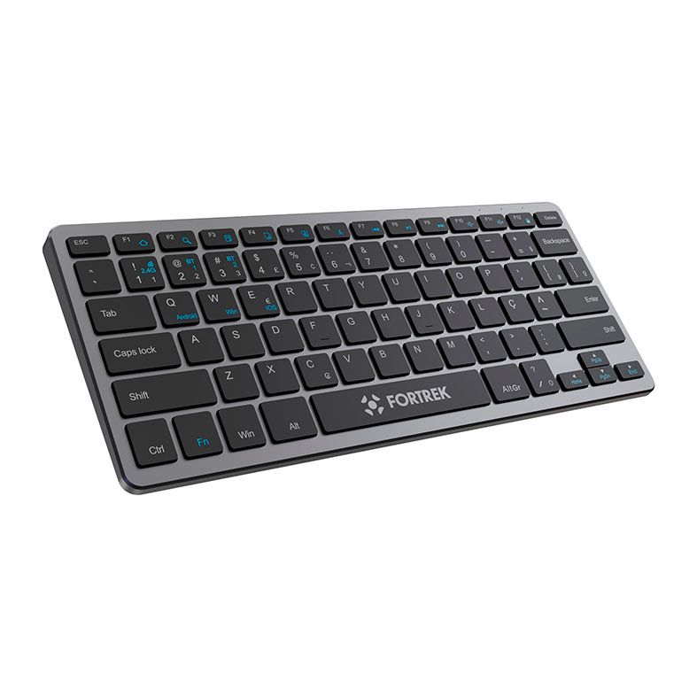 Teclado Office Fortrek KB11 Compact, ABNT2, Bluetooth, Preto, 84454