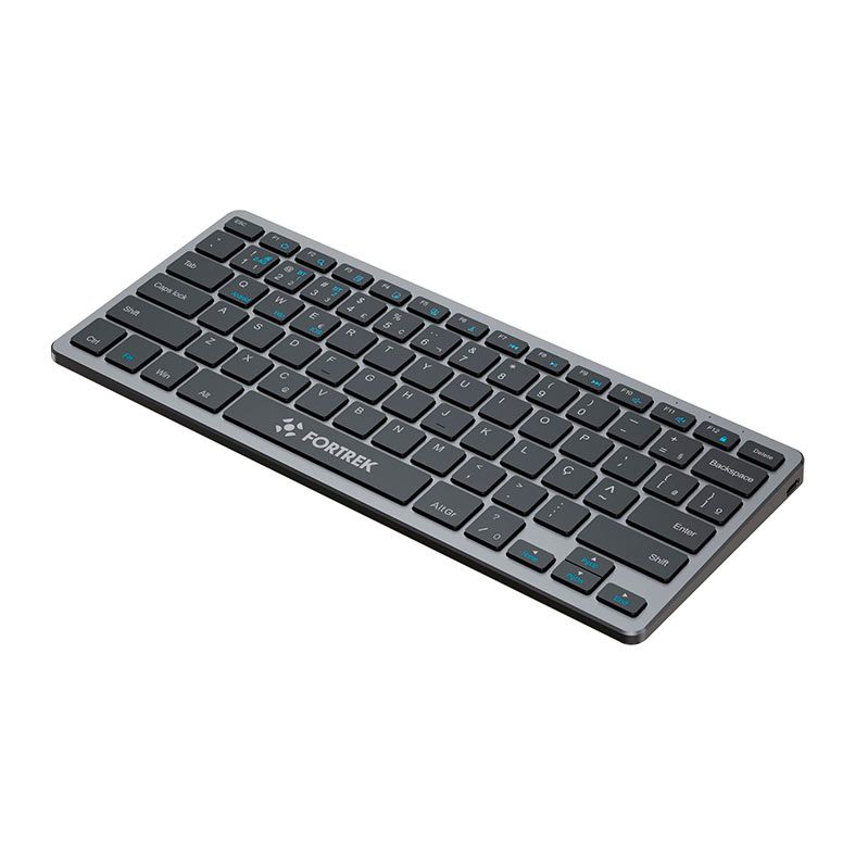 Teclado Office Fortrek KB11 Compact, ABNT2, Bluetooth, Preto, 84454