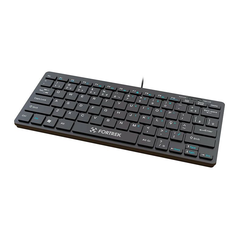 Teclado Membrana Fortrek K13, ABNT2, USB, Preto, 84954