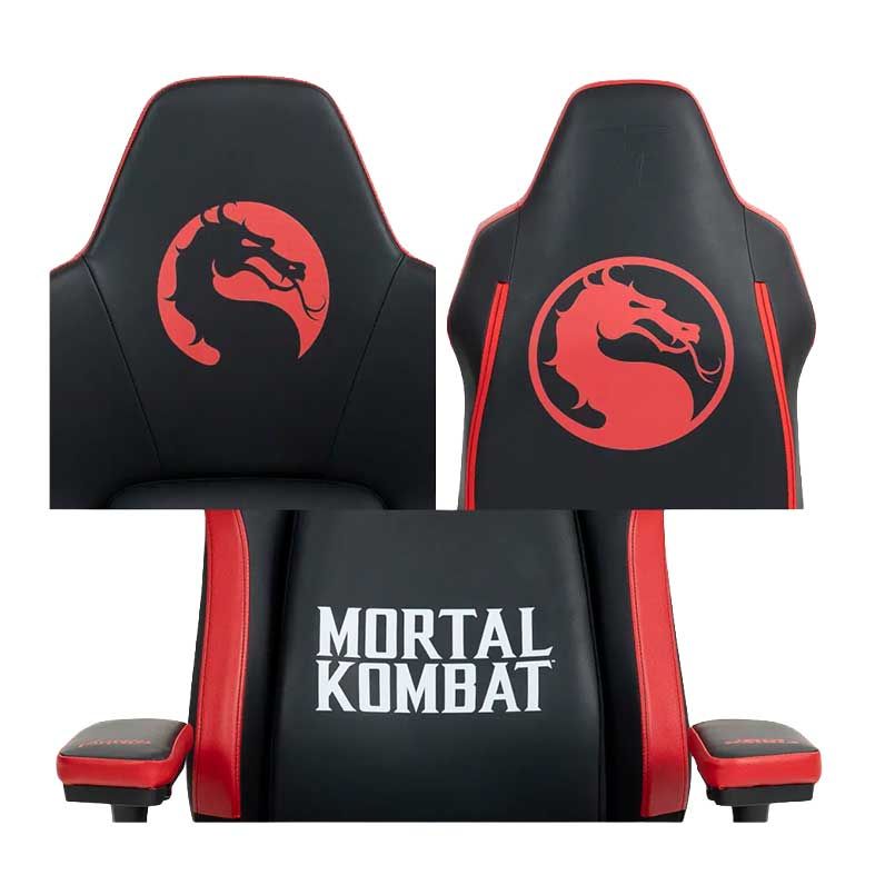 Cadeira Gamer ThunderX3 Mortal Kombat Core Smart, Preto e Vermelho