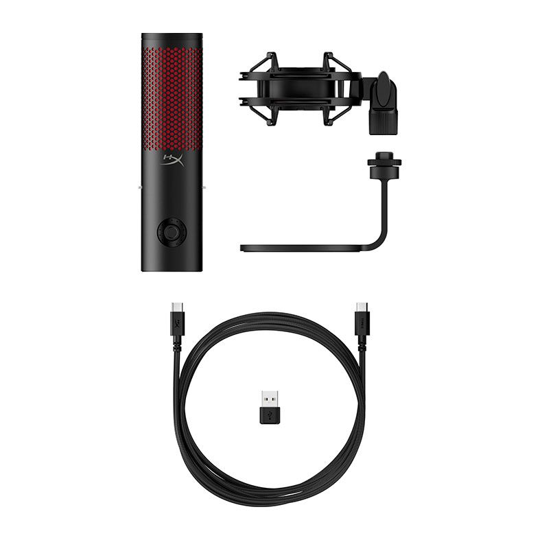 Microfone HyperX QuadCast 2, USB, Preto, 872V1AA | Pichau