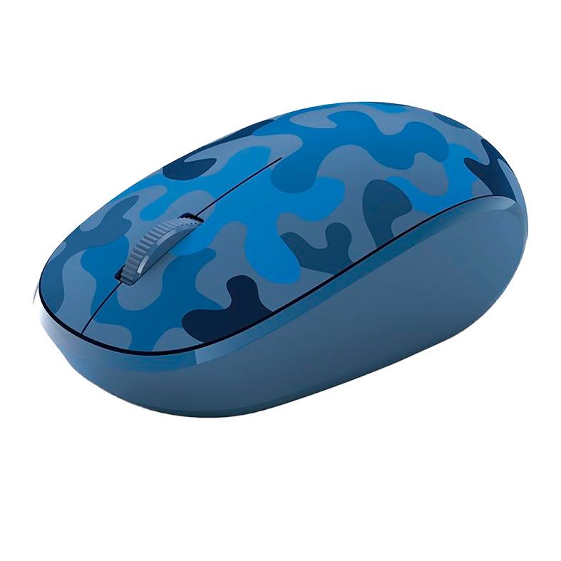 Mouse Microsoft Bluetooth, 3 Botoes, Azul Camuflado, 8KX-00002