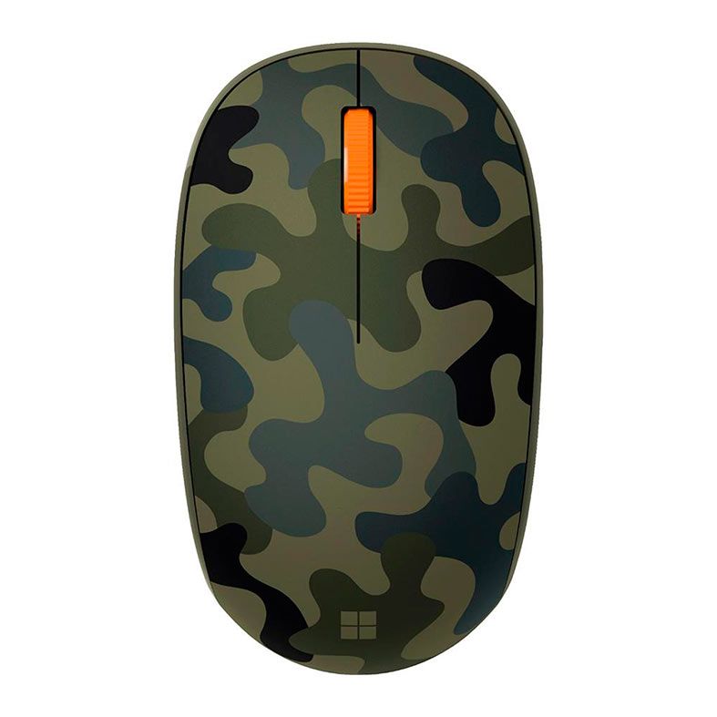 Mouse Microsoft, 2.4GHz, Wireless, 3 Botoes, Preto e Verde, 8KX-00003