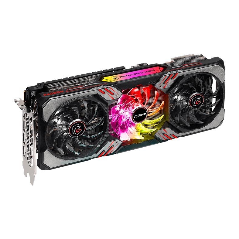 Placa de Video AsRock Radeon RX 6800 16GB Phantom Gaming OC Edition GDDR6 2‎56-bit, 90-GA2AZZ-00UANF