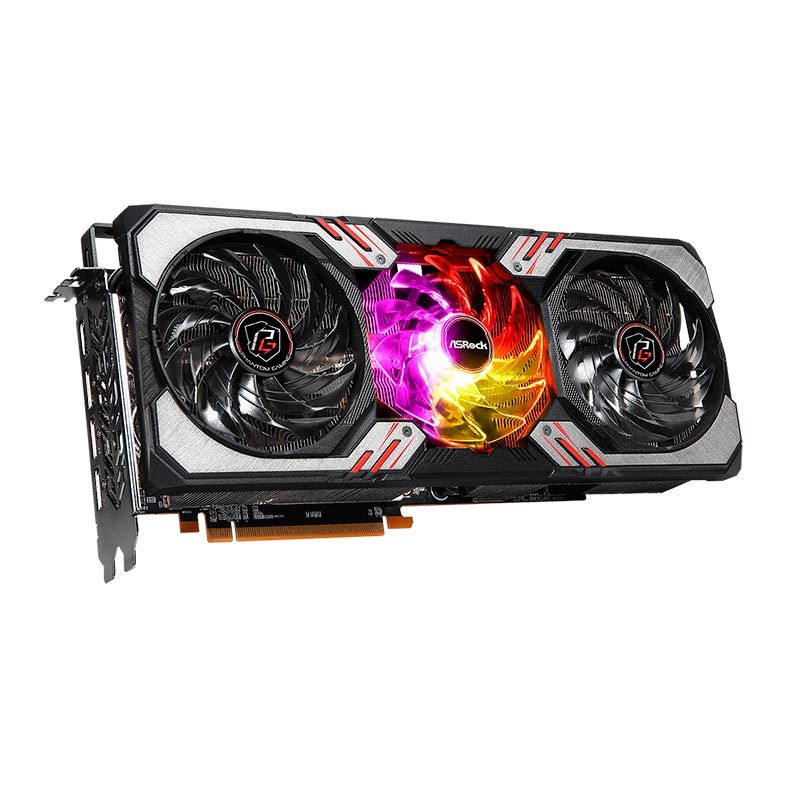Placa de Video AsRock Radeon RX 6800 16GB Phantom Gaming OC Edition GDDR6 2‎56-bit, 90-GA2AZZ-00UANF