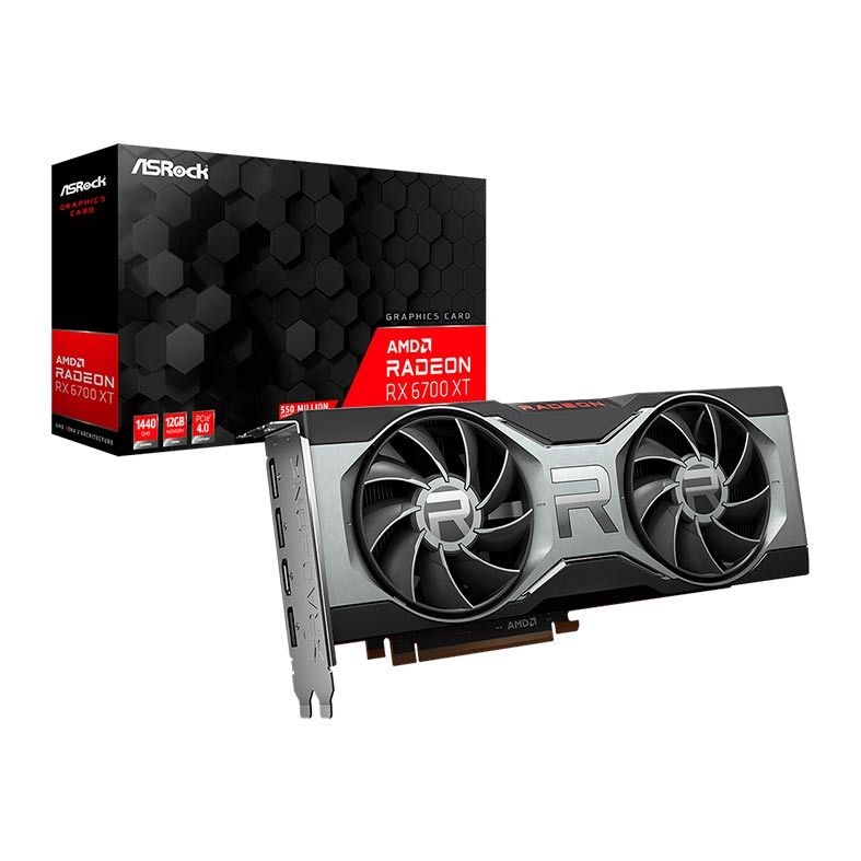 Placa de Video Asrock Radeon RX 6700 XT 12GB GDDR6 192-bit, 90-GA2WZZ-00UANF