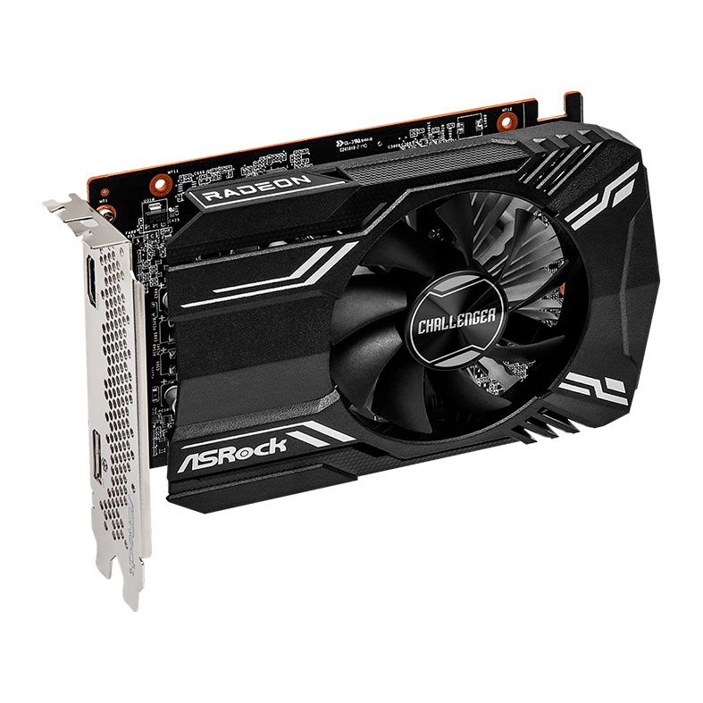 Placa de Video ASRock Radeon RX 6400 Challenger ITX, 4GB, GDDR6, 64-Bit, 90-GA3CZZ-00UANF-NAC