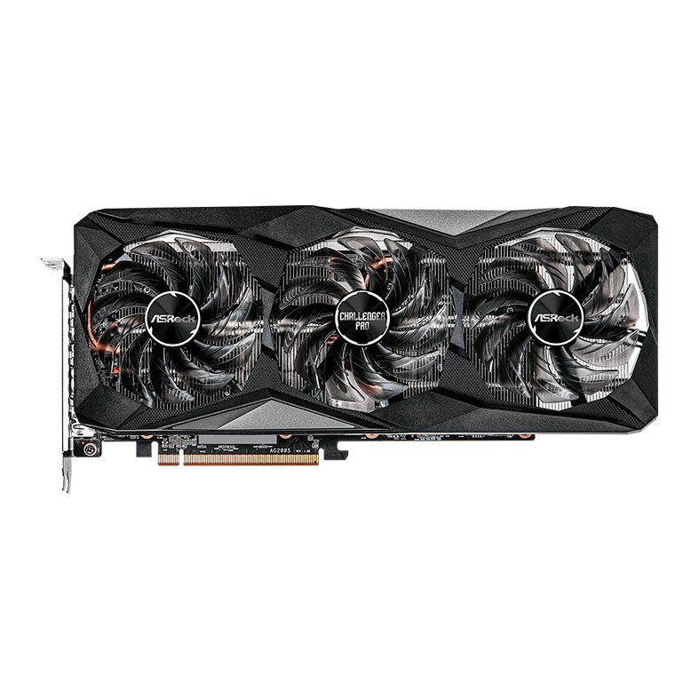 Placa de Video ASRock Radeon RX 6750 XT Challenger PRO OC, 12GB, GDDR6, 192-Bit, 90-GA3QZZ-00UANF
