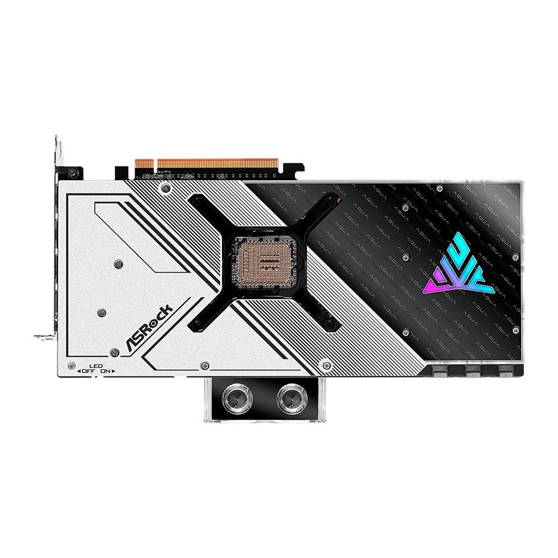 Placa de Video ASRock Radeon RX 7900 XTX Aqua OC, 24GB, GDDR6, 384-bit, 90-GA40ZZ-00UANF