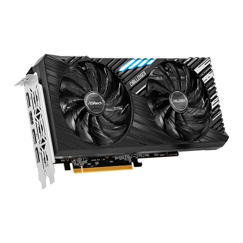 Placa de Video AsRock Radeon RX 7600 XT Challenger OC, 16GB, GDDR6, 128-bit, 90-GA4YZZ-00UANF
