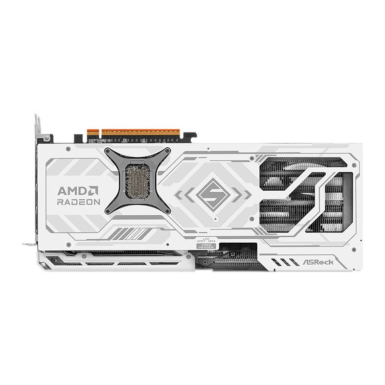 Placa de Video AsRock Radeon RX 9070 Steel Legend OC, 16GB, GDDR6, 256-bit, 90-GA5EZZ-00UANF