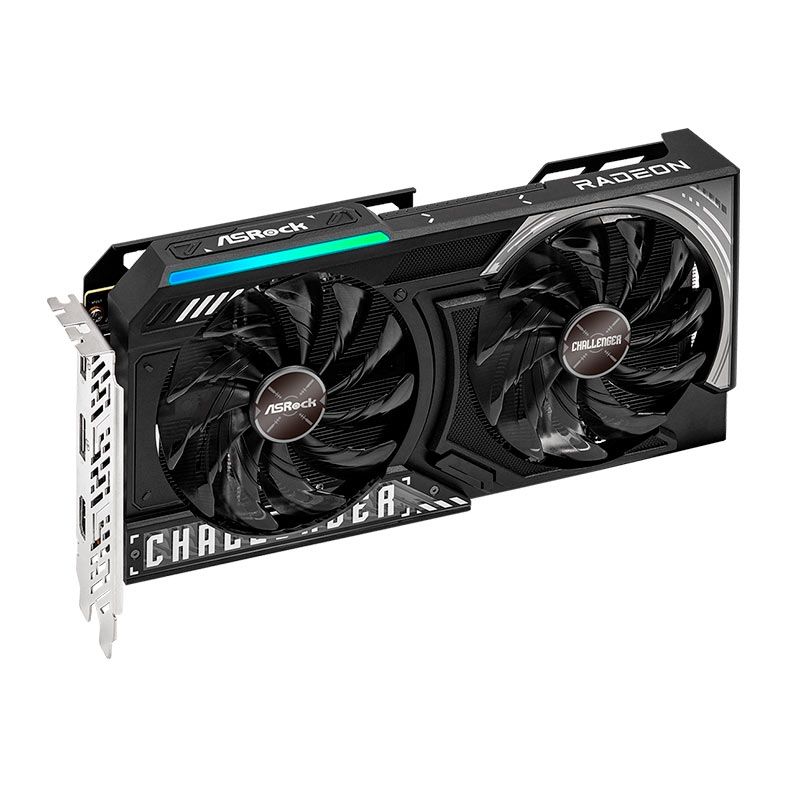 Placa de Video AsRock Radeon RX 9060 XT Challenger OC, 16GB, GDDR6, 128-bit, 90-GA5QZZ-00UANF