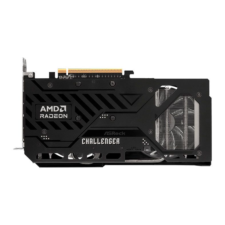 Placa de Video AsRock Radeon RX 9060 XT Challenger OC, 16GB, GDDR6, 128-bit, 90-GA5QZZ-00UANF
