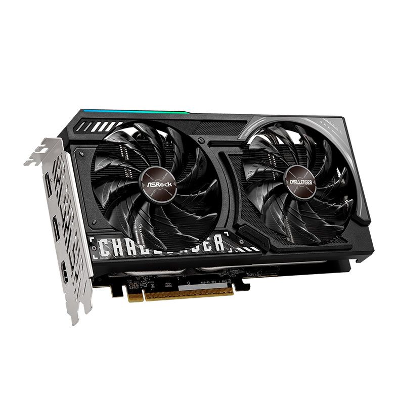 Placa de Video AsRock Radeon RX 9060 XT Challenger OC, 8GB, GDDR6, 128-bit, 90-GA5TZZ-00UANF