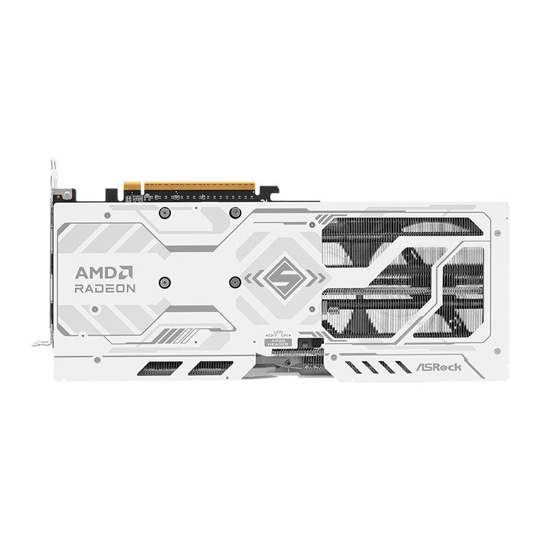 Placa de Video AsRock Radeon RX 9060 XT Steel Legend OC, 8GB, GDDR6, 128-bit, 90-GA5ZZZ-00UANF