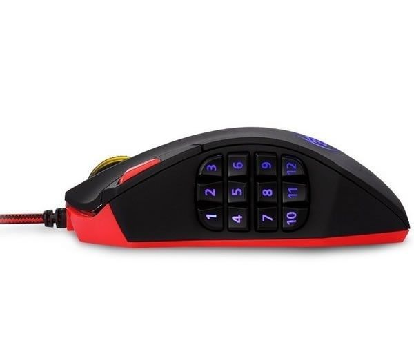 Mouse Gamer Redragon Perdition Preto RGB 16400DPI, M901