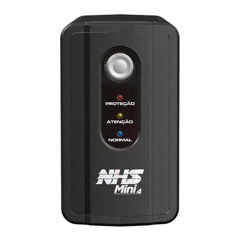 Nobreak NHS Mini 4S, 400VA/180W, Entrada 220V, Saida 220V, Preto, 90.A0.004001