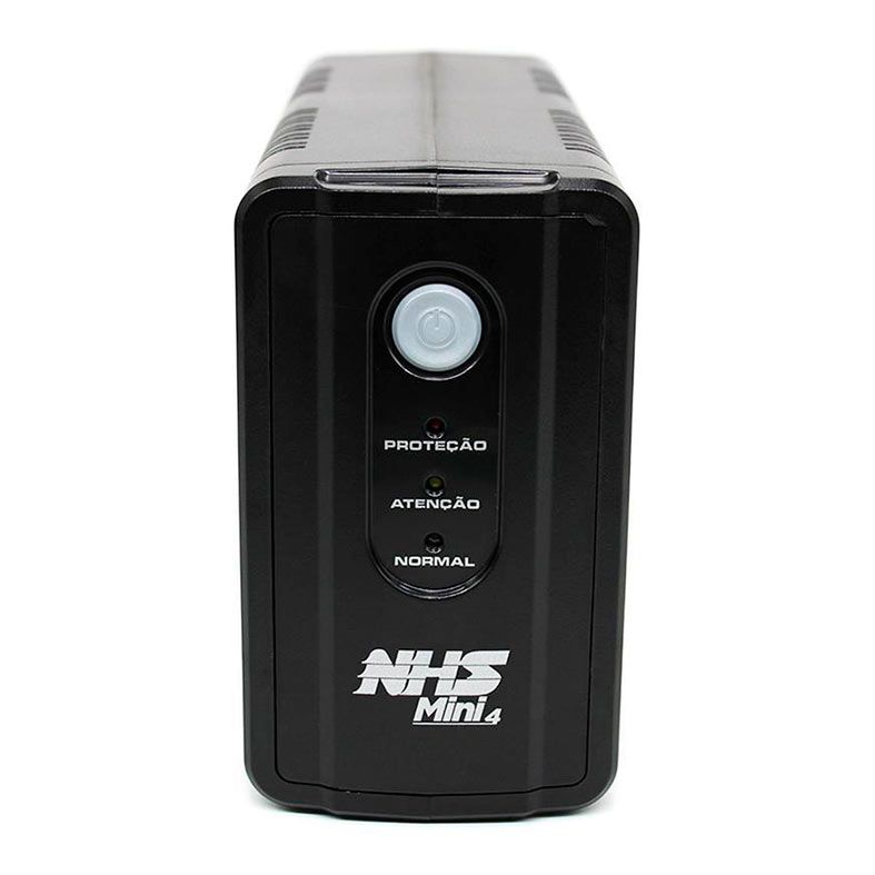Nobreak NHS Mini 4 Senoidal, 600VA/300W, Entrada 120V, Mono 120V, Preto, 90.A1.006000
