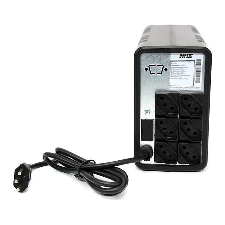 Nobreak NHS Mini 4 Senoidal, 600VA/300W, Entrada 120V, Mono 120V, Preto, 90.A1.006000