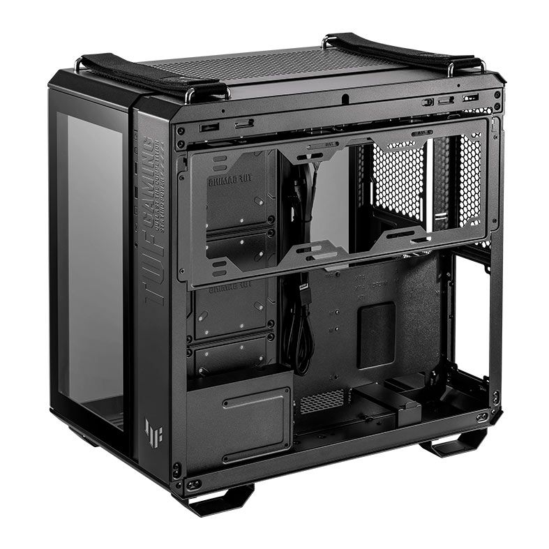 Gabinete Gamer Asus TUF Gaming GT502, Mid-Tower, Lateral de Vidro, Preto, 90DC0090-B00000