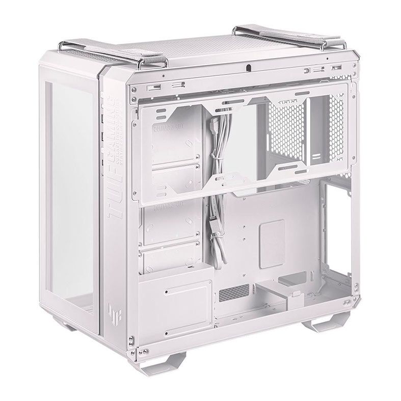 Gabinete Gamer Asus TUF Gaming GT502, Mid-Tower, Lateral de Vidro, Branco, 90DC0093-B00000
