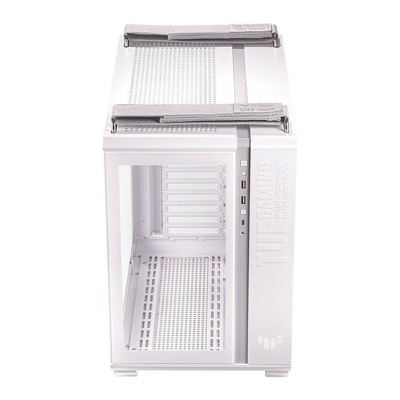 Gabinete Gamer Asus TUF Gaming GT502, Mid-Tower, Lateral de Vidro, Branco, 90DC0093-B00000