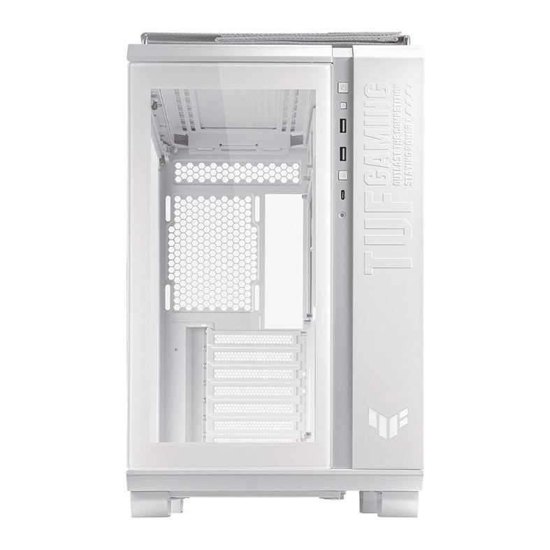 Gabinete Gamer Asus TUF Gaming GT502, Mid-Tower, Lateral de Vidro, Branco, 90DC0093-B00000