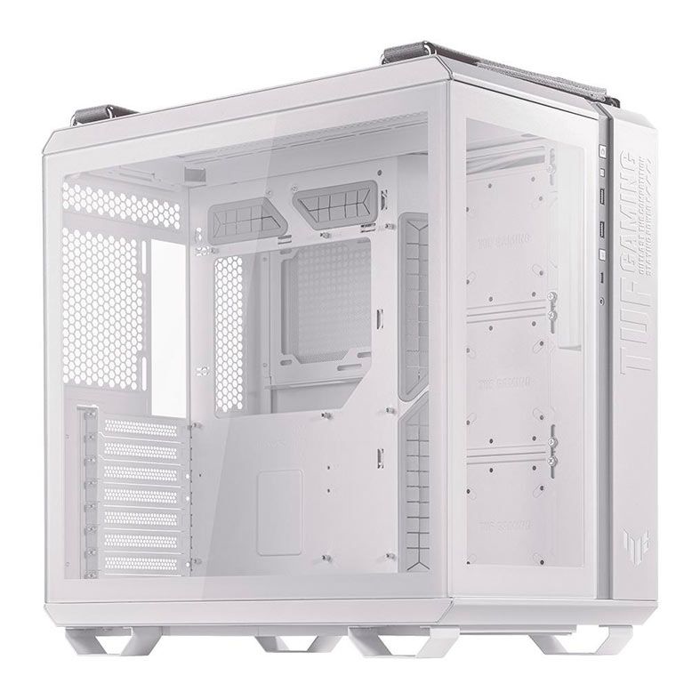 Gabinete Gamer Asus TUF Gaming GT502, Mid-Tower, Lateral de Vidro, Branco, 90DC0093-B00000