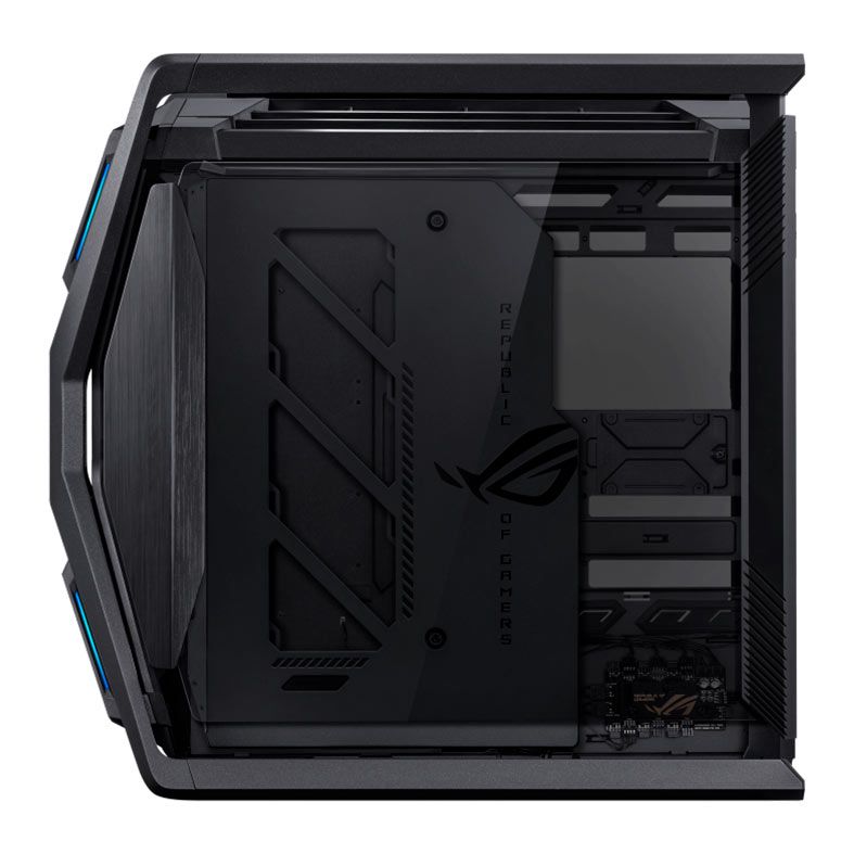 Gabinete ASUS ROG Hyperion GR701 BTF Edition, RGB, Full-Tower Com 4 Fans, Lateral de Vidro, Preto, 90DC00F0-B30010