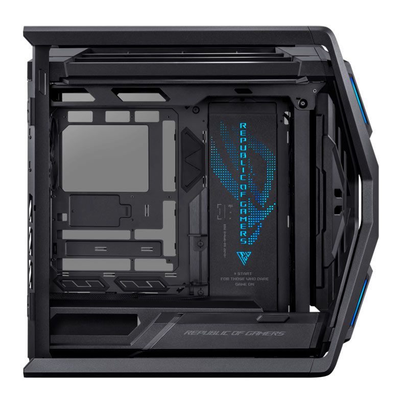 Gabinete ASUS ROG Hyperion GR701 BTF Edition, RGB, Full-Tower Com 4 Fans, Lateral de Vidro, Preto, 90DC00F0-B30010