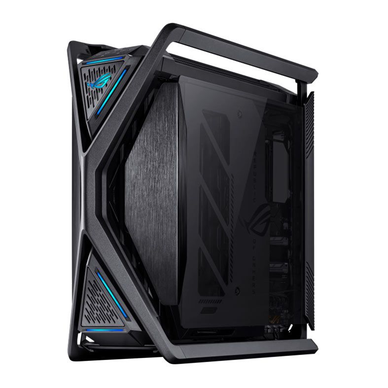 Gabinete ASUS ROG Hyperion GR701 BTF Edition, RGB, Full-Tower Com 4 Fans, Lateral de Vidro, Preto, 90DC00F0-B30010