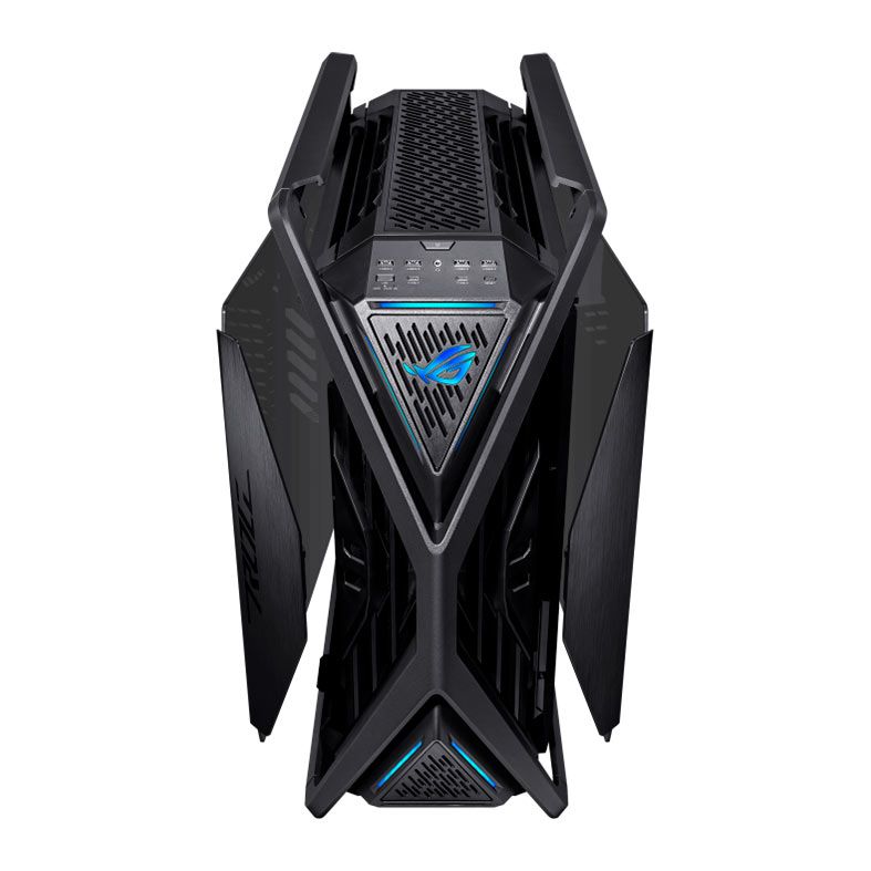 Gabinete ASUS ROG Hyperion GR701 BTF Edition, RGB, Full-Tower Com 4 Fans, Lateral de Vidro, Preto, 90DC00F0-B30010